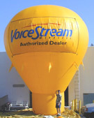 Hot Air Balloon Shaped Advertising Balloons - Click here for more info & prices.
