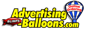 Advertising Blimps, Giant Blimps, Big Blimps, Inflatable Product Replicas, Helium Filled Blimps, Inflatable Costumes, Air Dancers, Pop Up Tents and Much More!  - Click here for home page.