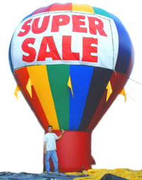 Inflatable Advertising Balloons - Click here for our specials!